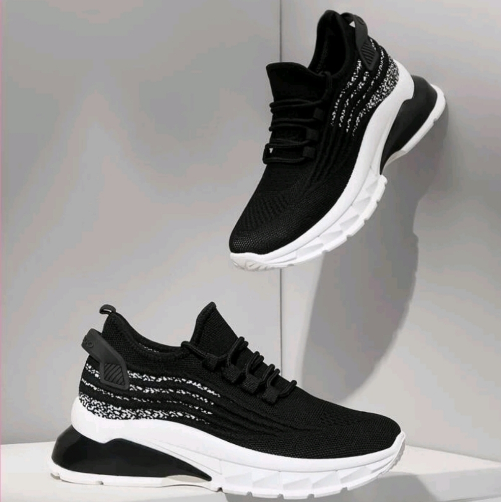 Knit chunky sneakers